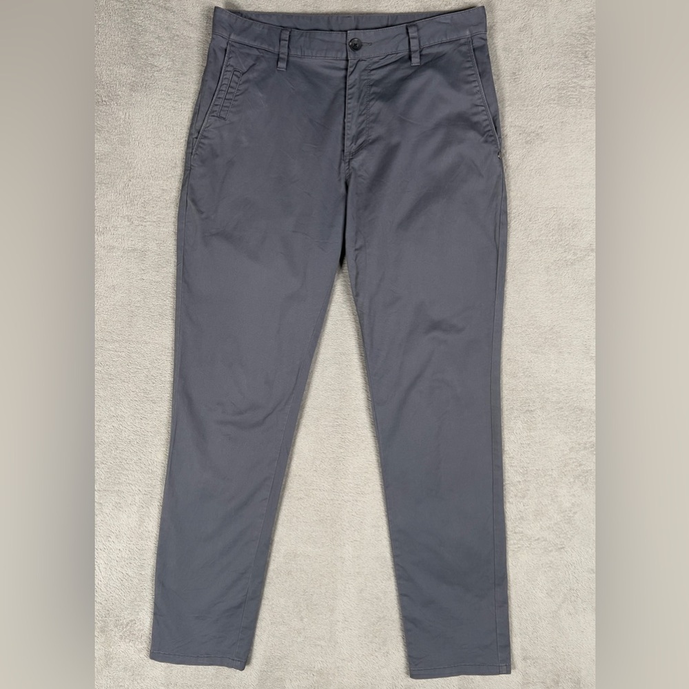Vuori‎ Collins Chino Pants Men's 30x31 Gray 5-Pocket Stretch Twill Cotton V433